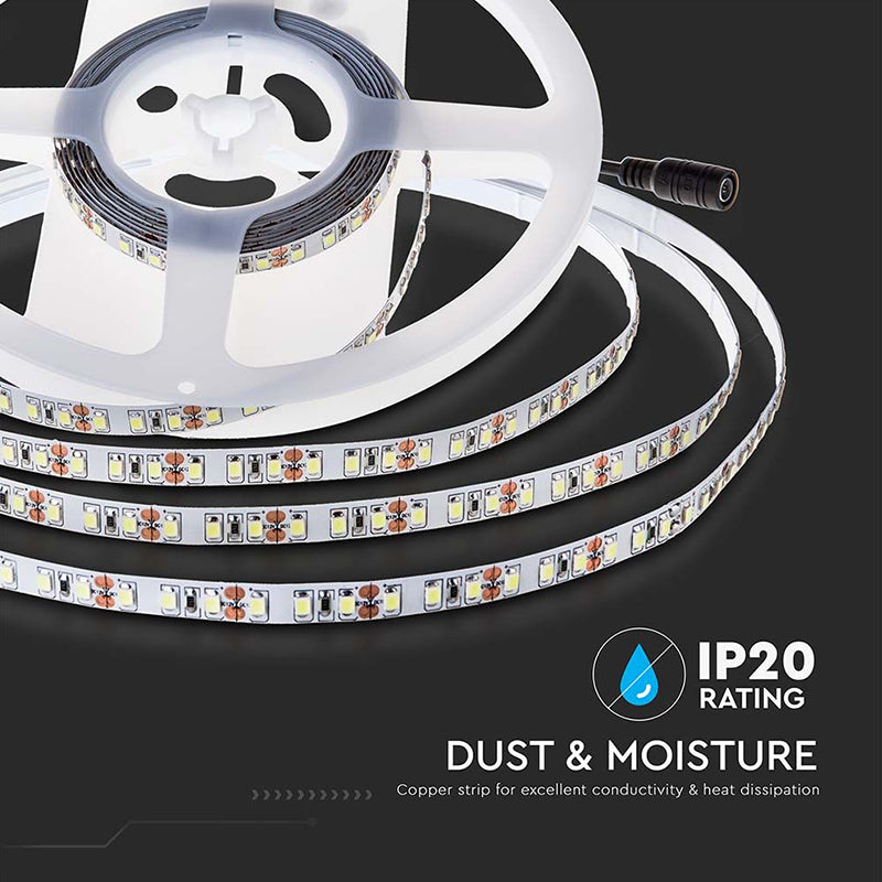 Banda Led Smd2835 120led/m 24v 6500k Ip20 10m