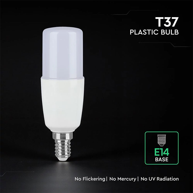 Bec LED T37 E14 de 7,5 W cu lumină alb cald 3000 K V-Tac SKU-21267-6