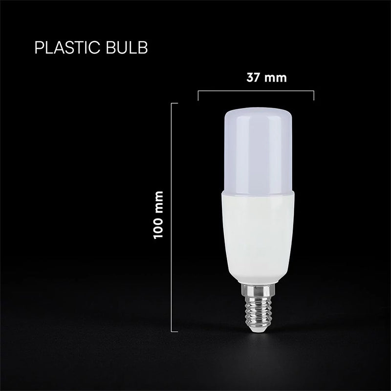Bec LED T37 E14 de 7,5 W cu lumină albă rece 6500 K V-Tac SKU-212696