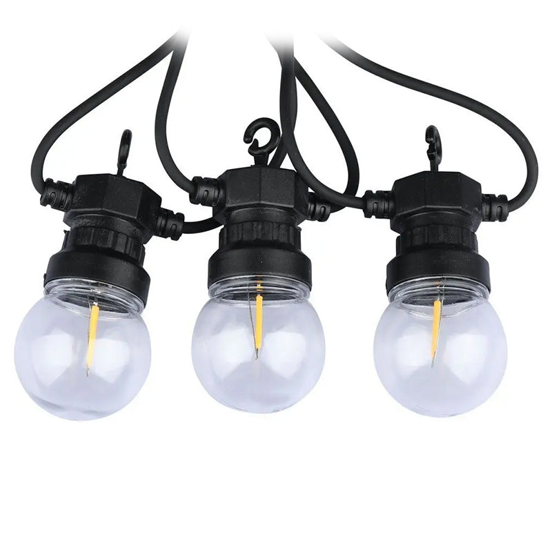 Ghirlandă LED de 5 m cu 10 becuri cu filament alb cald de 3000K V-Tac SKU-212728