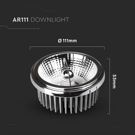 Spot LED AR111 20W 6400K, lumină rece, V-Tac SKU-212794