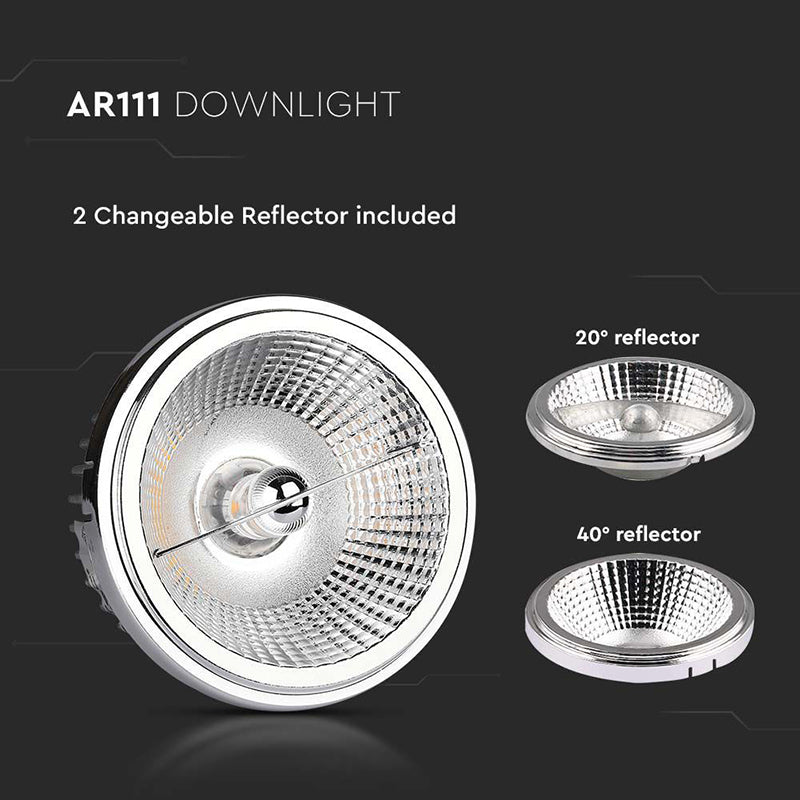 Spot LED AR111 20W 6400K, lumină rece, V-Tac SKU-212794
