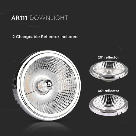 Spot LED AR111 20W 6400K, lumină rece, V-Tac SKU-212794