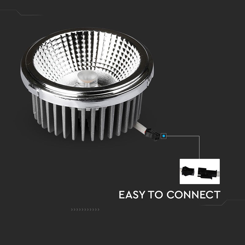 Spot LED AR111 20W 6400K, lumină rece, V-Tac SKU-212794