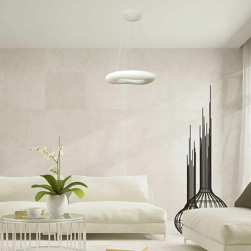 Pendul tavan LED rotund 38 W 3in1 dimabil, reglabil, V-Tac SKU-213959