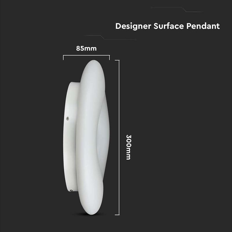 Aplica LED rotundă 22W dimabilă 3in1 V-Tac SKU-213966