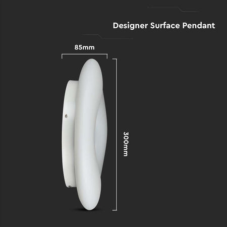 Aplica LED rotundă 22W dimabilă 3in1 V-Tac SKU-213966