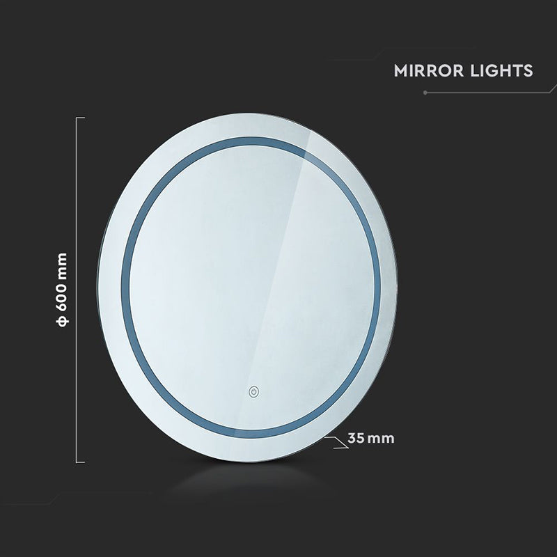 Oglinda Iluminata Led 25w 3 In 1 Ip44 Anti Aburire