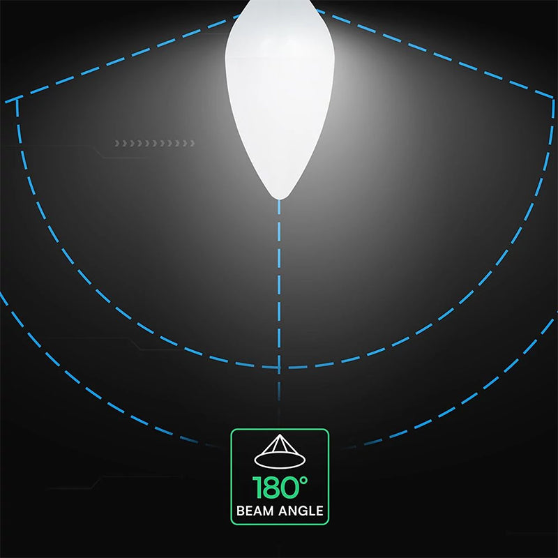 Bec LED E14 3.7W 6500K alb rece cip Cree V-Tac SKU-2141226