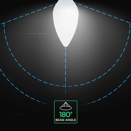 Bec LED E14 3.7W 6500K alb rece cip Cree V-Tac SKU-2141226