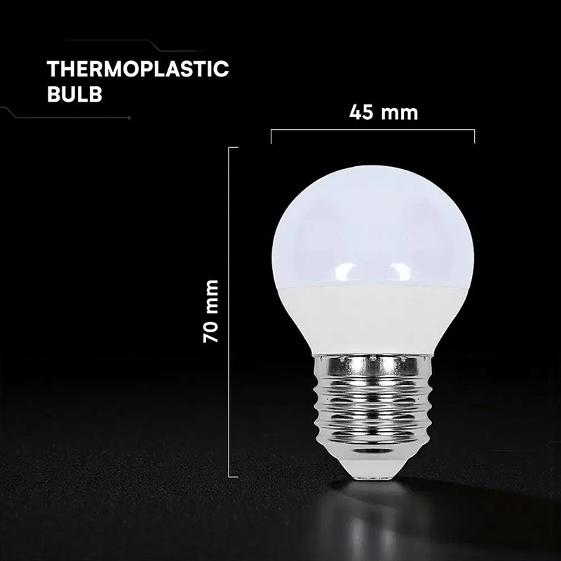 Bec LED G45 E27 3,7W cu cip CREE și durată lungă de viață V-Tac