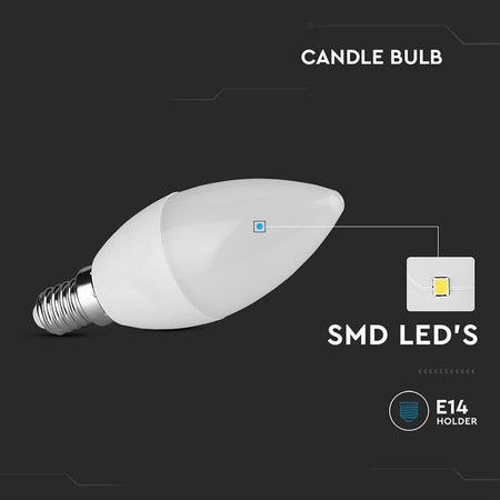 Bec Led E14 4.5w 3000k Alb Cald