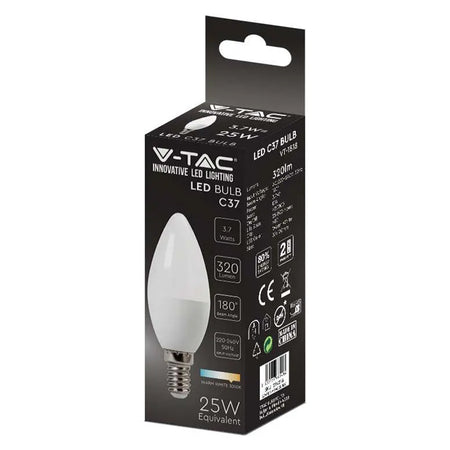 Bec Led E14 3.7w 3000k Alb Cald