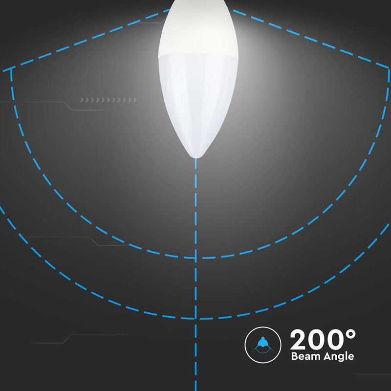 Bec Led E14 4.5w 6500k Alb Rece