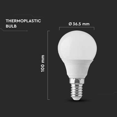 Bec Led E14 P45 4.5w 3000k Alb Cald