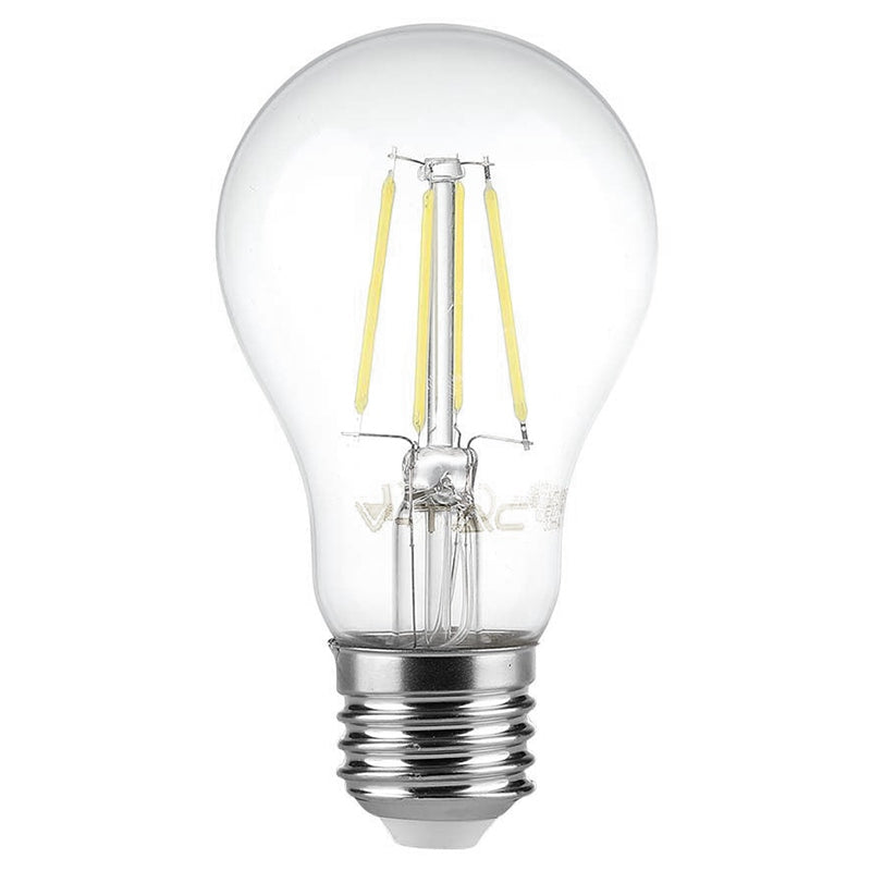 Bec E27 A60 Cu Filament Led 6w 4000k Alb Neutru