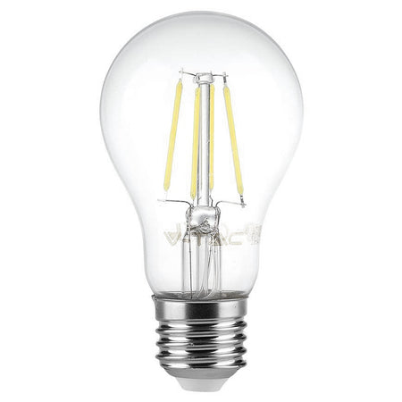 Bec E27 A60 Cu Filament Led 6w 4000k Alb Neutru
