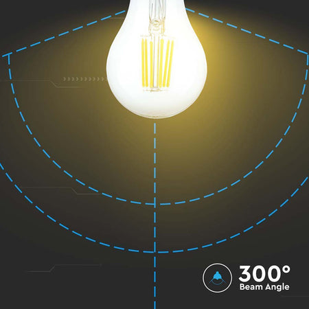 Bec LED cu filament A60 E27 de 10 W alb neutru 4000 K V-Tac SKU-214411