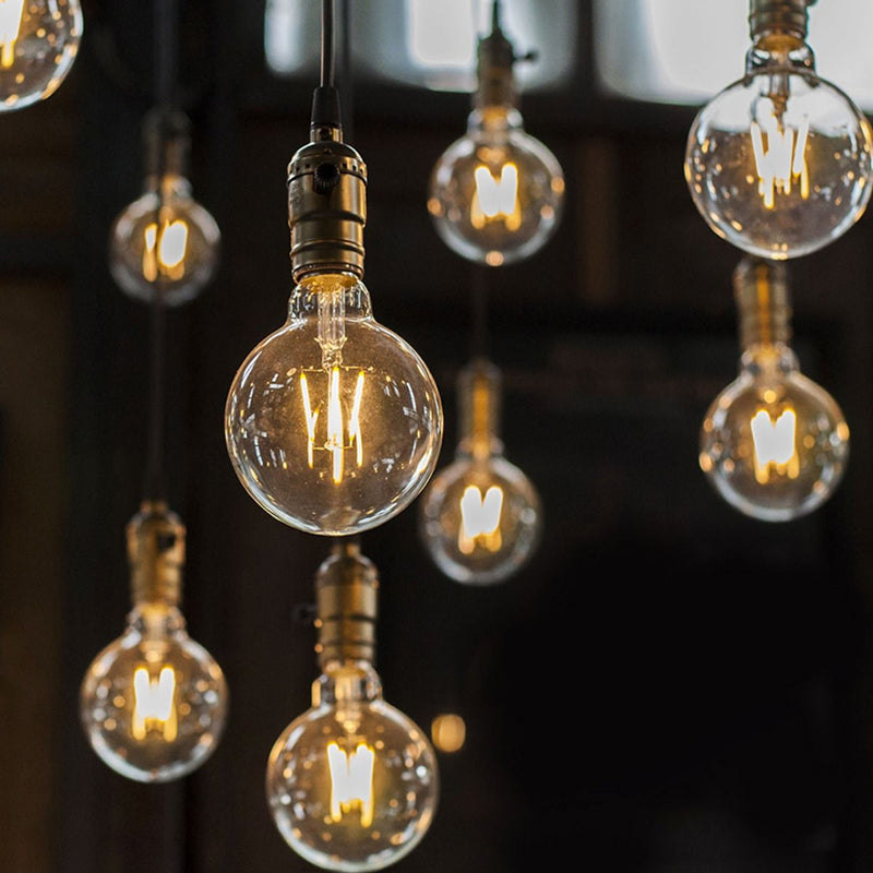 Bec LED G125 cu filament, E27, 10 W, V-Tac