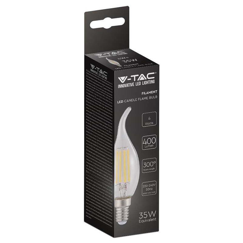 Bec Led Filament E14 4w 6500k