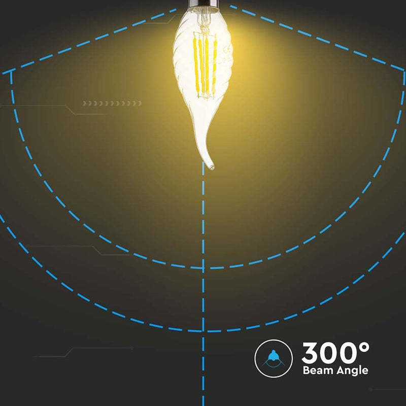 Bec Led Filament E14 4w 4000k