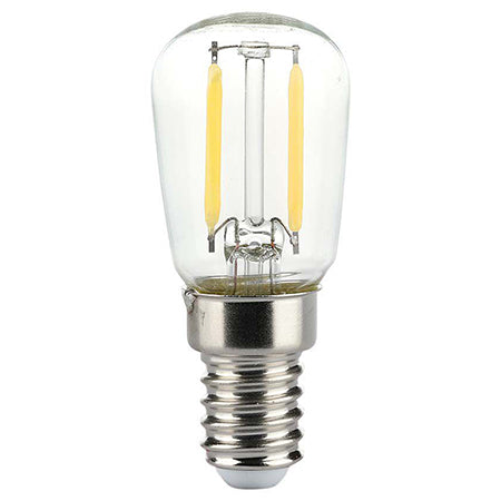 Bec LED E14 ST26 cu filament 2W, diverse culori lumină, V-Tac