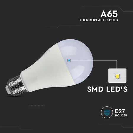 Bec LED A65 E27 15W, 1521 lm, V-Tac