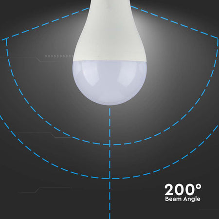 Bec LED A65 E27 17W cu lumină albă - V-Tac