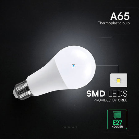 Bec LED E27 A65 17W cu cip CREE V-Tac
