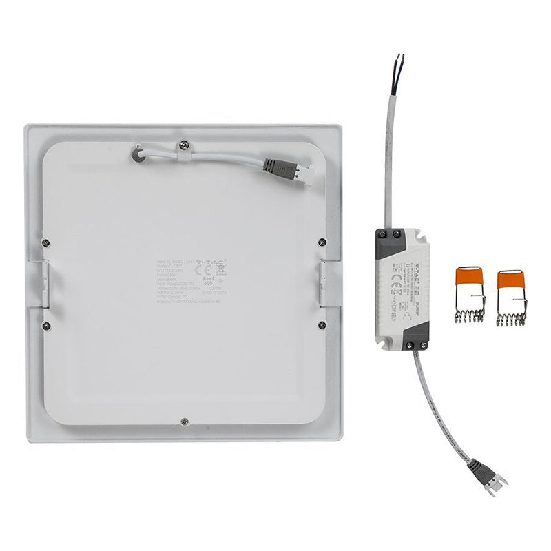 Panou Led Patrat Incorporabil 18w 3000k Alb Cald