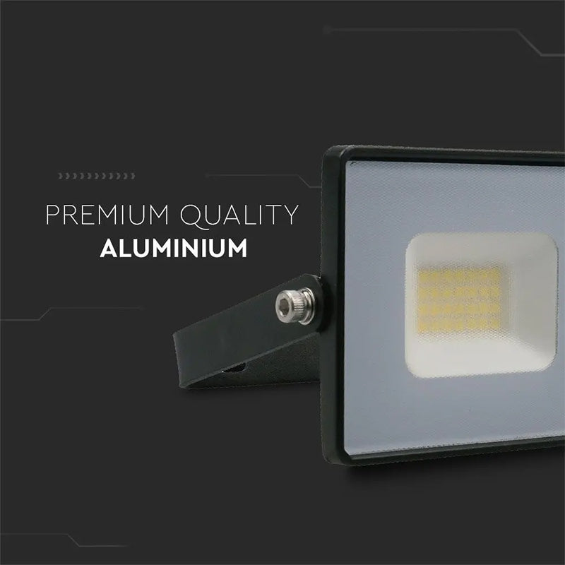 Reflector LED SMD 20W IP65 pentru exterior, carcasă neagră, V-Tac