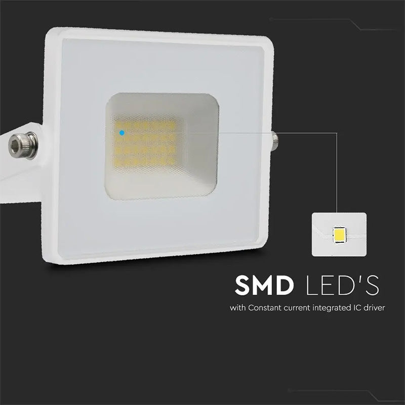 Reflector LED SMD 20W IP65 cu corp alb V-Tac