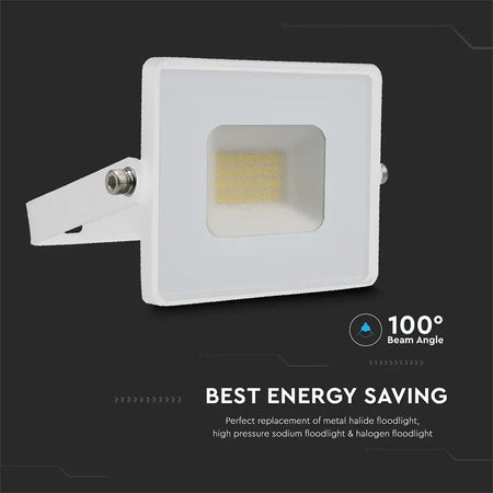 Reflector LED SMD 20W IP65 cu corp alb V-Tac