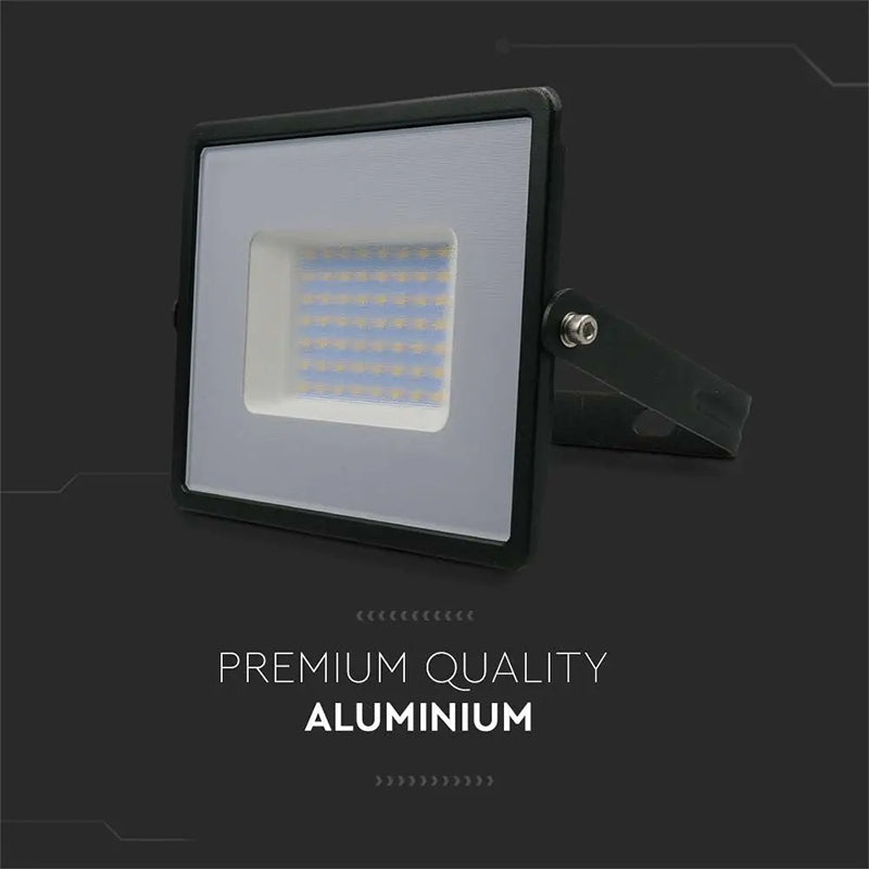 Reflector Led Smd 50w 6500k Ip65 - Negru
