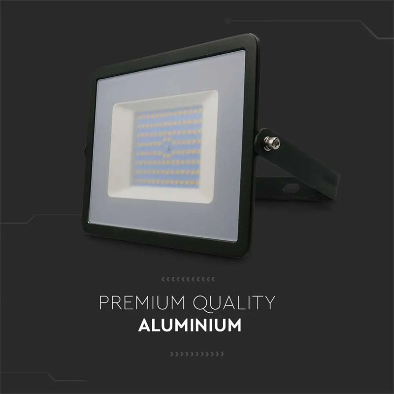 Reflector Led Smd 100w 6500k Ip65 - Negru