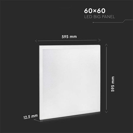 Panou Led 40w 60cm X 60cm 6400k Alb Rece