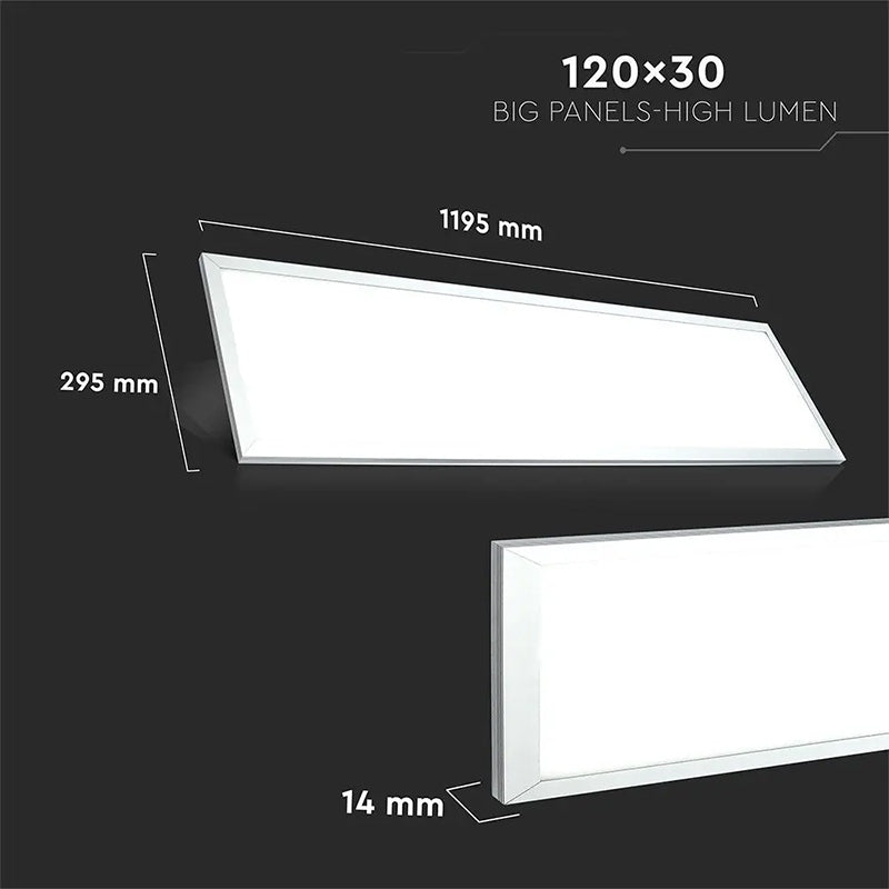Panou Led 29w A++ 120cm X 30cm 4500k Alb Neutru