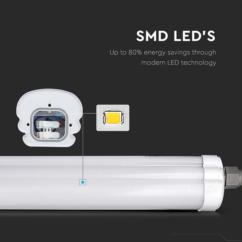 Corp iluminat LED 150 cm 48W IP65 pentru iluminat industrial V-Tac