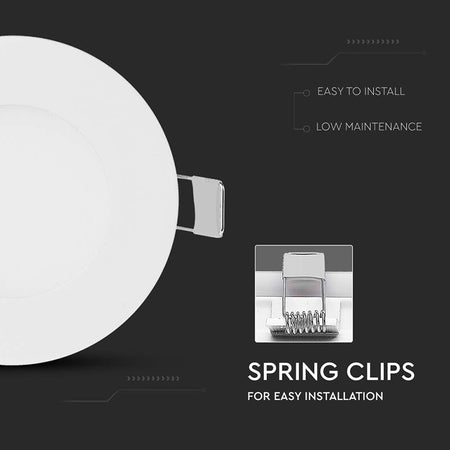 Panou Led 3w Rotund 4000k Alb Neutru