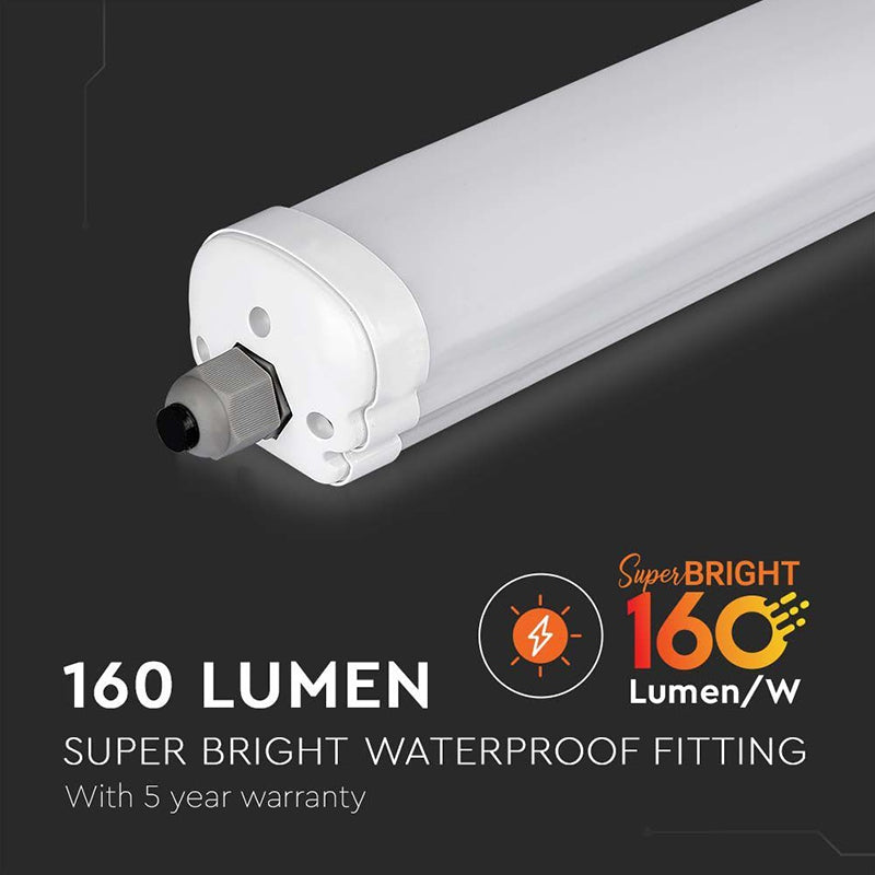 Corp iluminat LED 120 cm 24 W 160 lm/W IP65 V-Tac