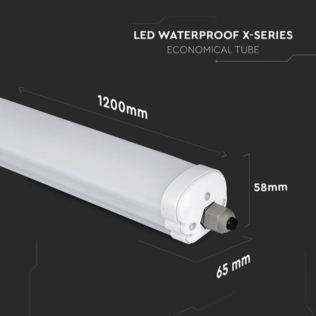 Corp iluminat LED 120 cm 24 W 160 lm/W IP65 V-Tac