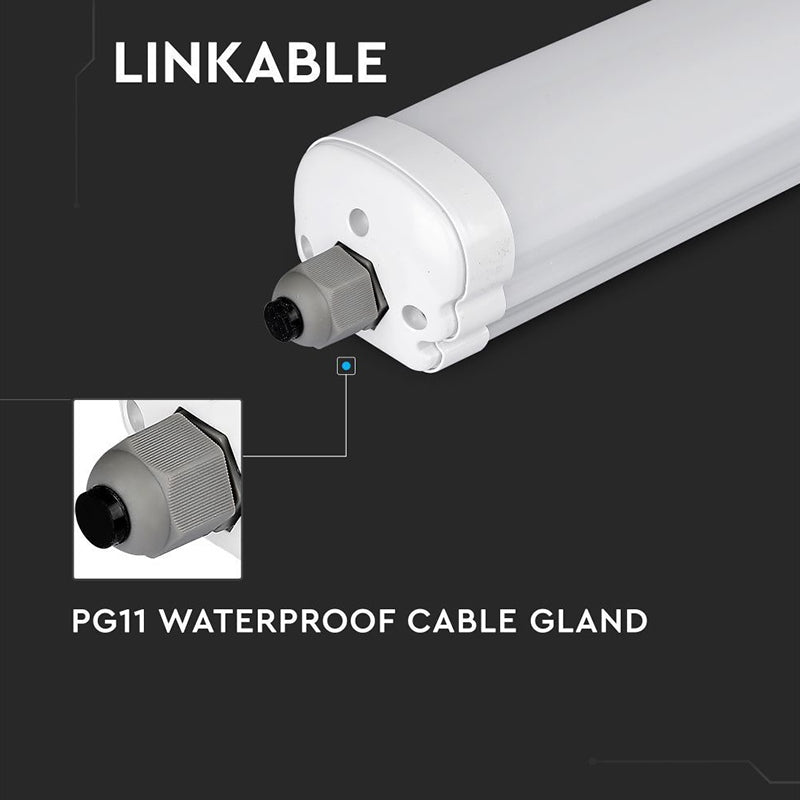 Corp iluminat LED 120 cm 24 W 160 lm/W IP65 V-Tac