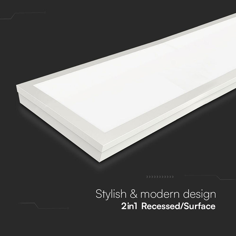 Panou LED aplicabil 40W 120 × 30 cm 6500K cip Samsung V-Tac SKU-2166261