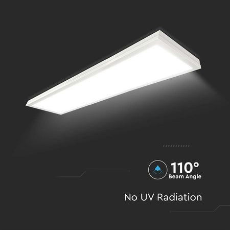 Panou LED aplicabil 36W 120 × 30 cm 6500K alb rece V-Tac SKU-216626