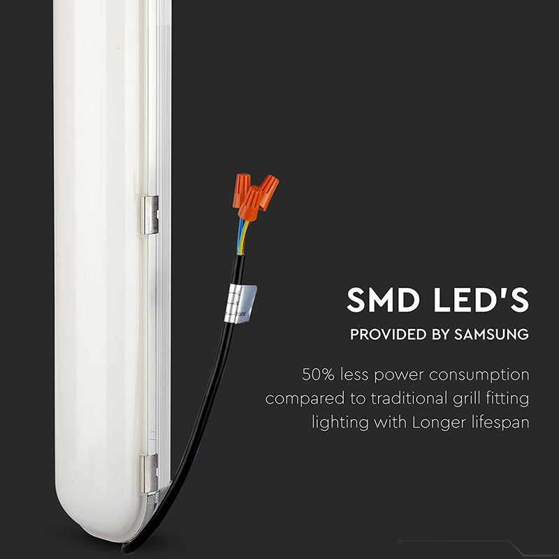 Corp iluminat LED 120 cm 60 W 120 lm/W 4000K alb neutru IP65 V-Tac SKU-21678