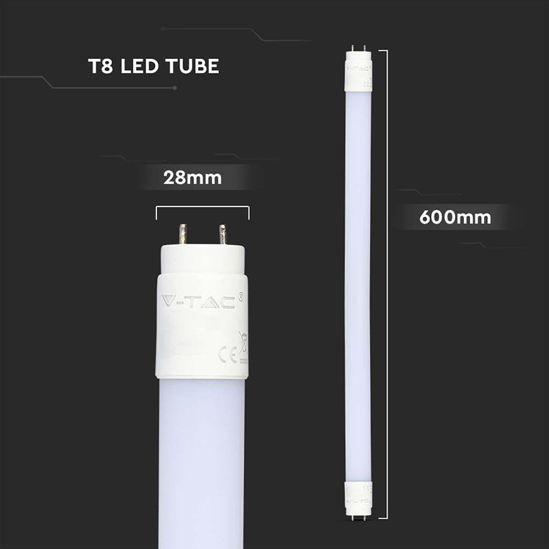 Tub LED T8 G13 plastic 7.5 W, 60 cm, 6500K, cip Samsung V-Tac SKU-21687