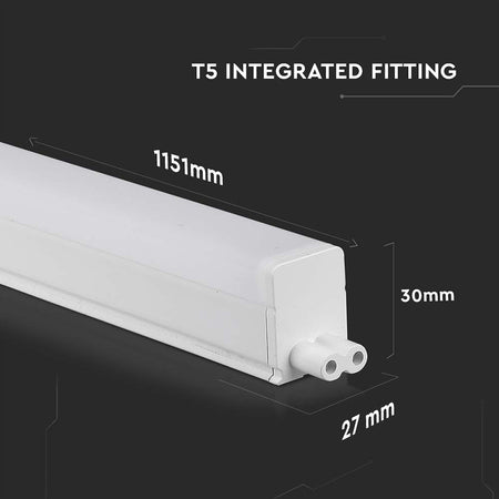 Corp iluminat LED T5 16W 120cm cu cip Samsung, eficiență 100 lm/W V-Tac