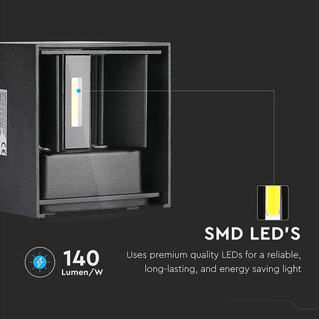 Corp iluminat LED 6W IP65 alb cald, eficiență 140 lm/W, V-Tac SKU-217078