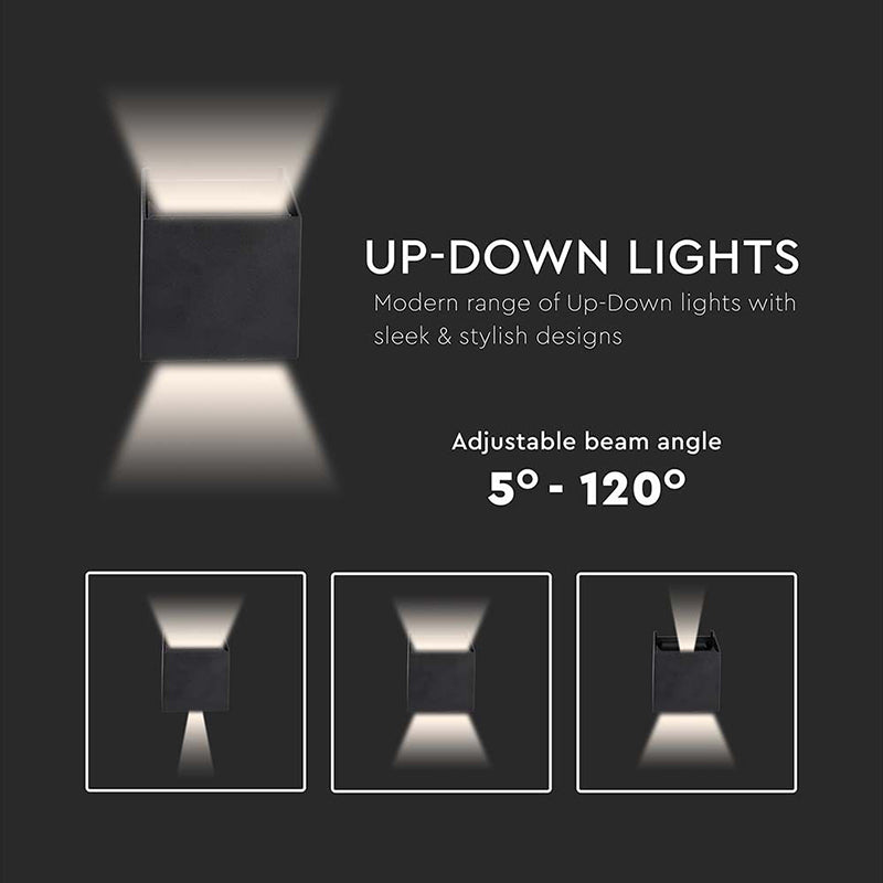 Corp iluminat LED 6W IP65 alb cald, eficiență 140 lm/W, V-Tac SKU-217078