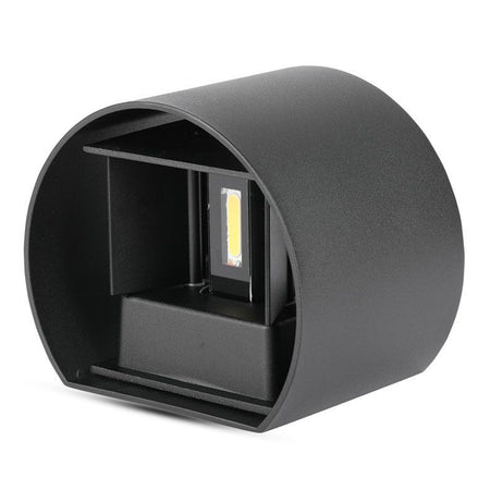 Lampă LED 6W IP65 4000K negru, aluminiu, rotundă, 700 lm, V-Tac SKU-217090